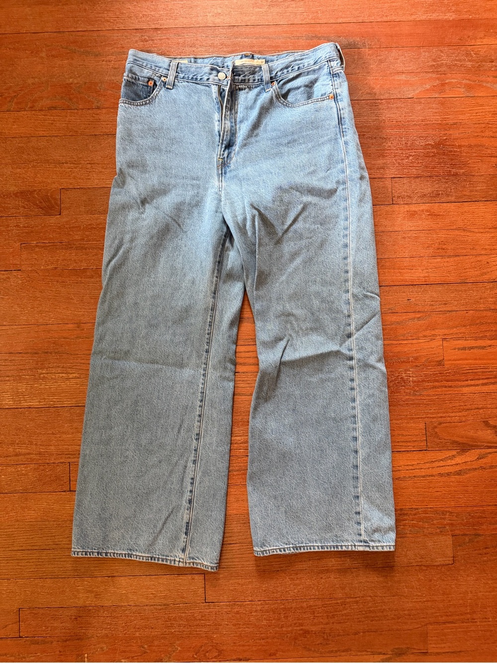Levi's Ribcage Wide Leg Jeans in Splash Zone 32W x 30L - Picture 2 of 5